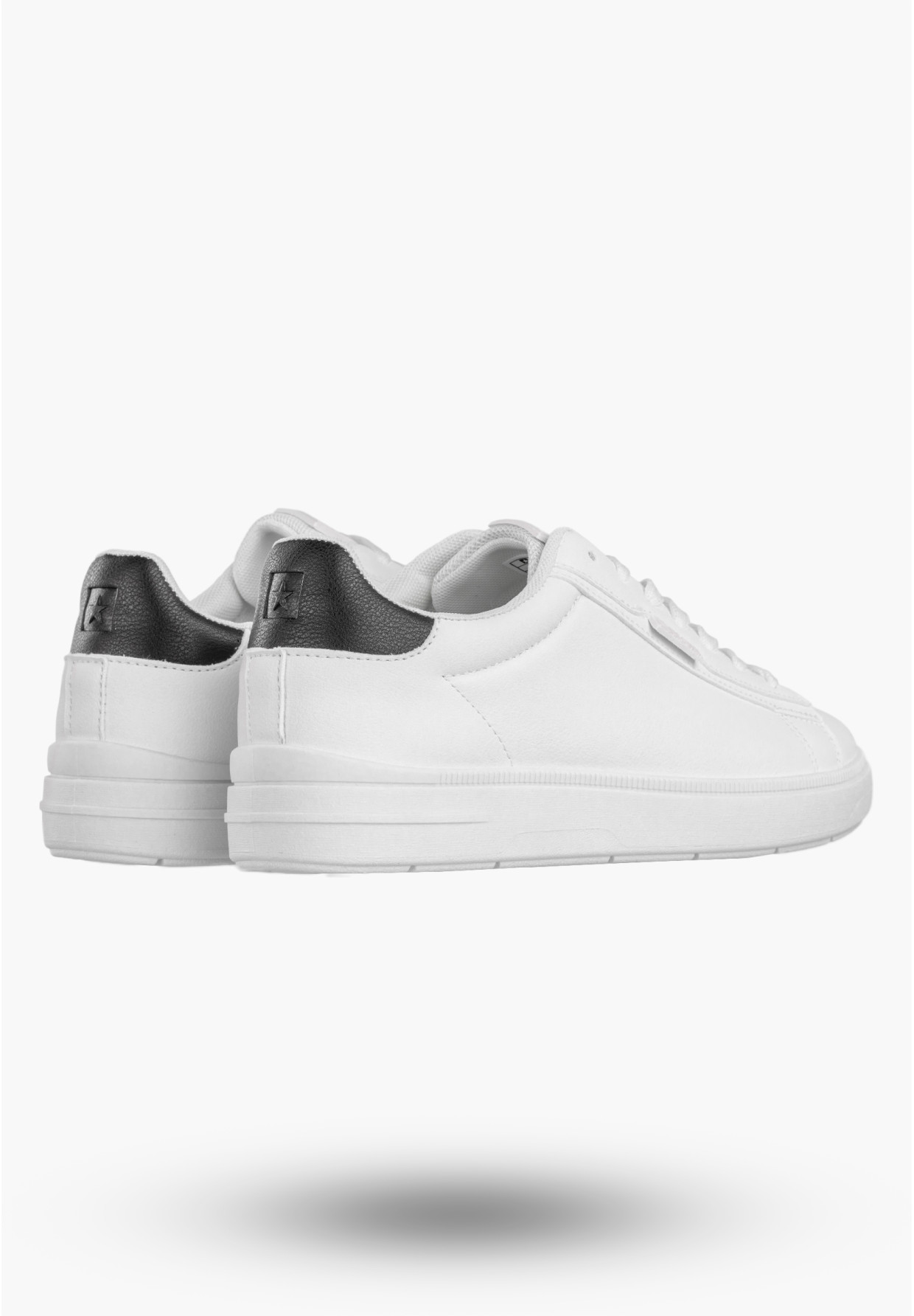 Tenisówki Męskie BIG STAR Buty Sportowe Ekoskóra Sneakersy Białe TT174331