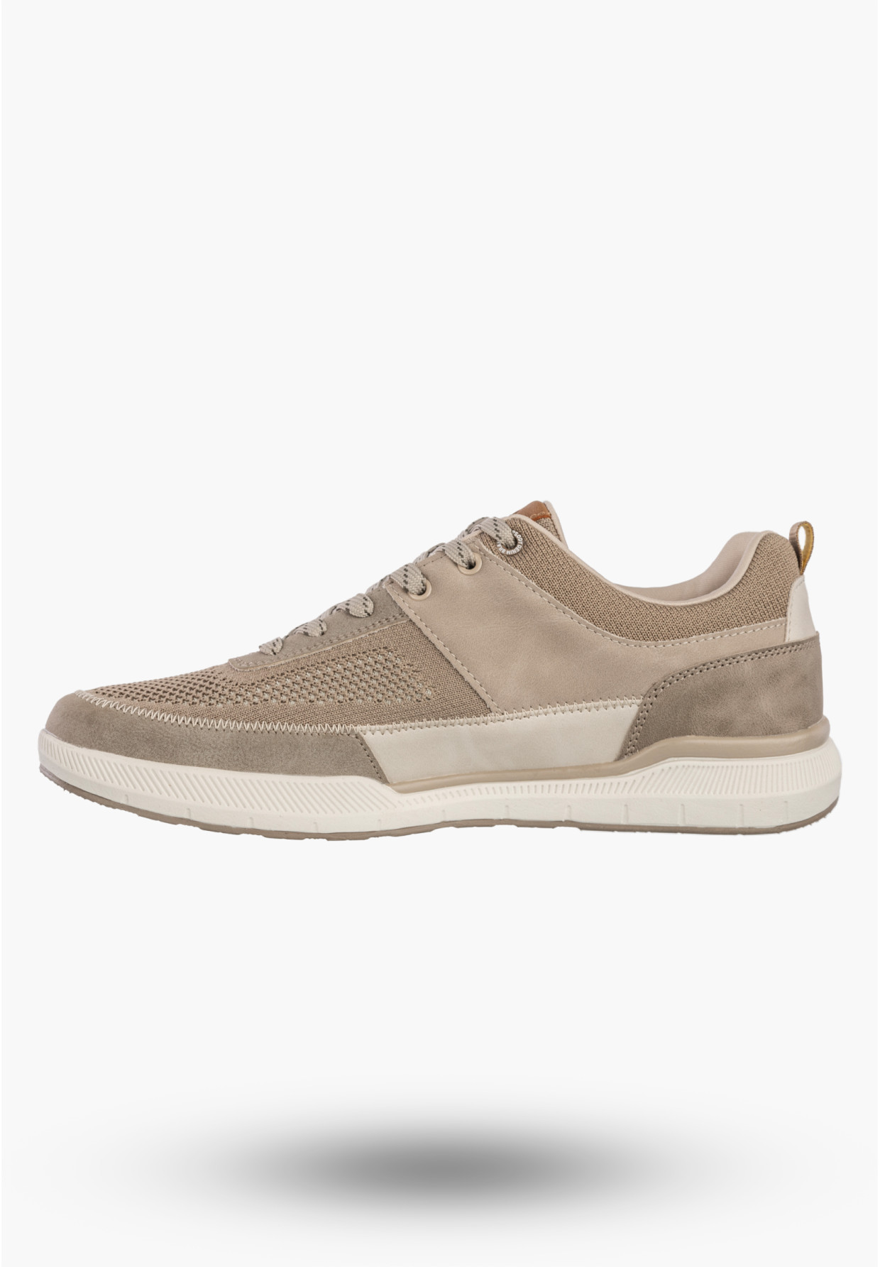 Sneakersy Męskie Buty Sportowe Lekkie Wygodne Półbuty Beżowe AMERICAN CLUB RH175