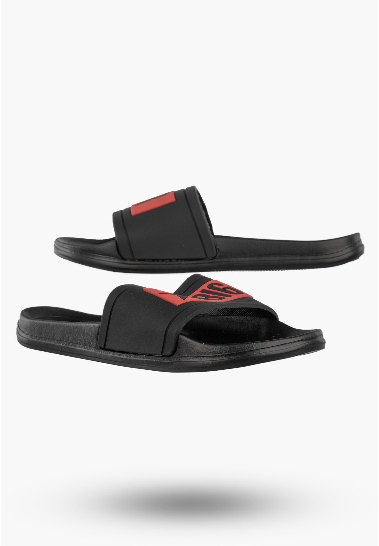 Klapki Damskie BIG STAR Sportowe Buty Na Basen Plażę Czarne TT274A006