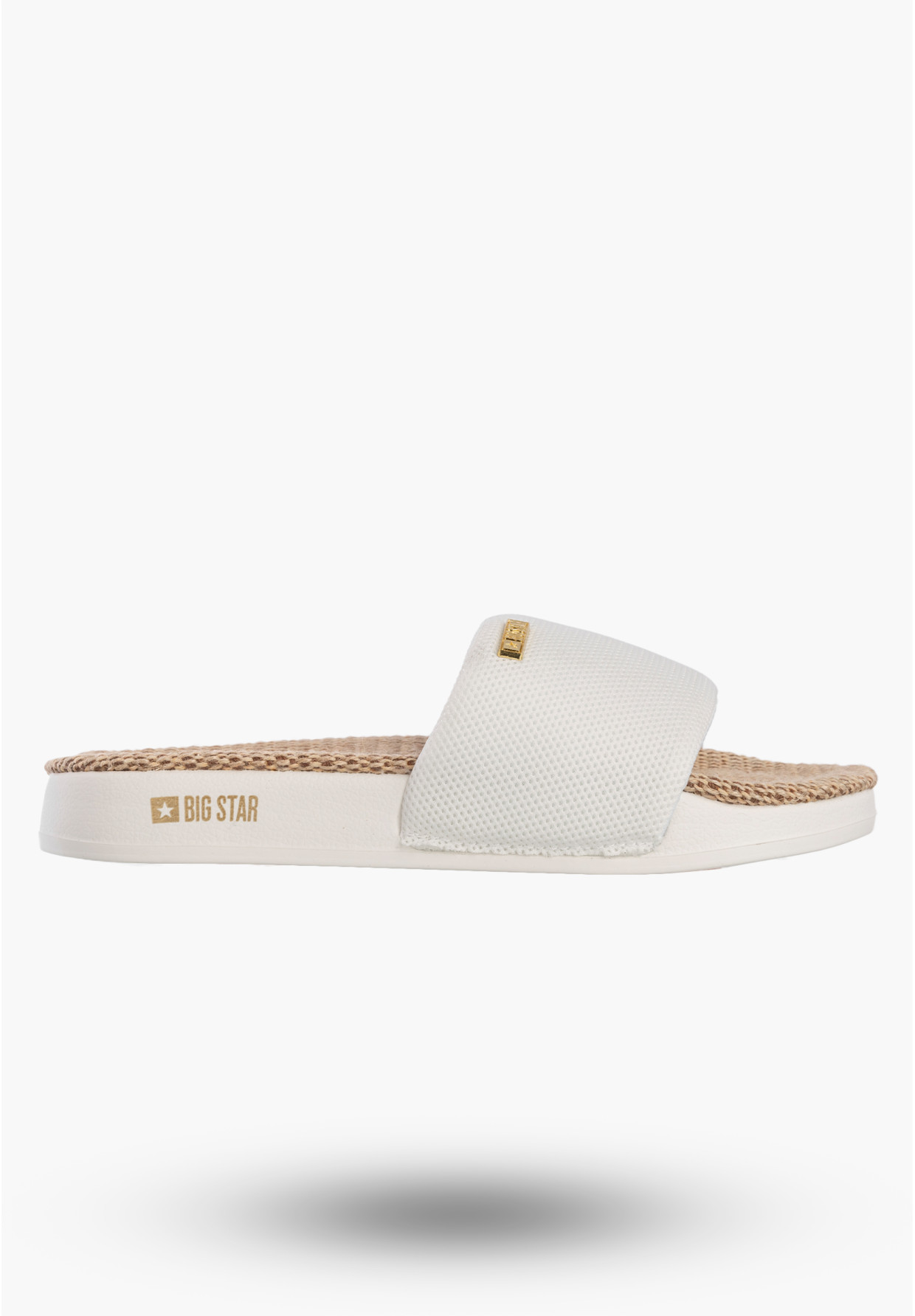 Klapki Damskie BIG STAR Klasyczne Buty Casual Letnie Białe RR274A103
