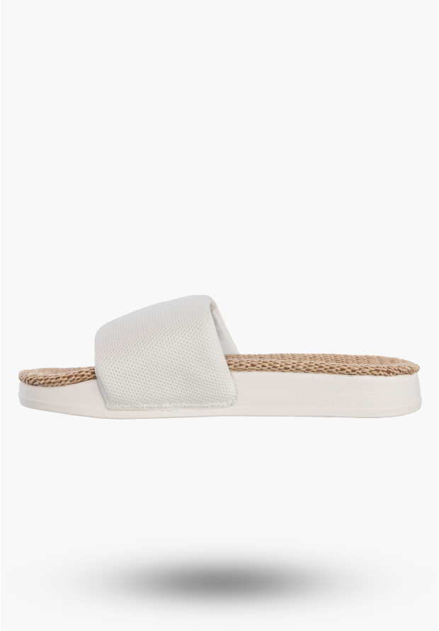 Klapki Damskie BIG STAR Klasyczne Buty Casual Letnie Białe RR274A103