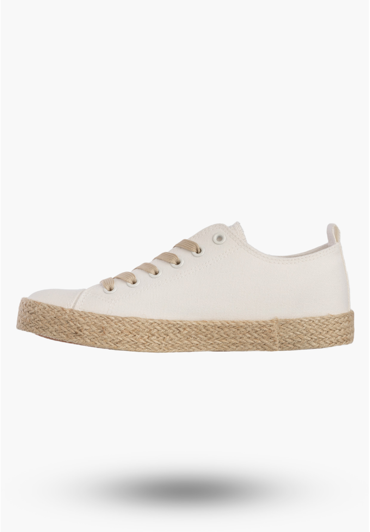 Trampki Damskie BIG STAR Sportowe Buty Espadryle Casual Białe TT274097
