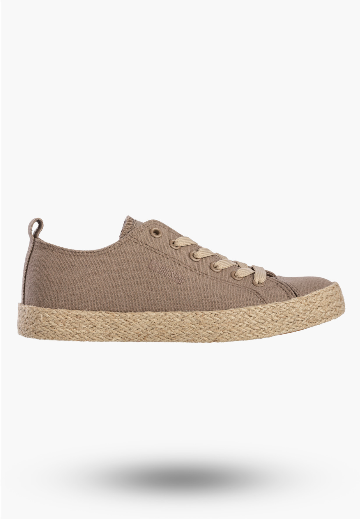 Trampki Damskie BIG STAR Sportowe Buty Espadryle Casual Brązowe TT274099