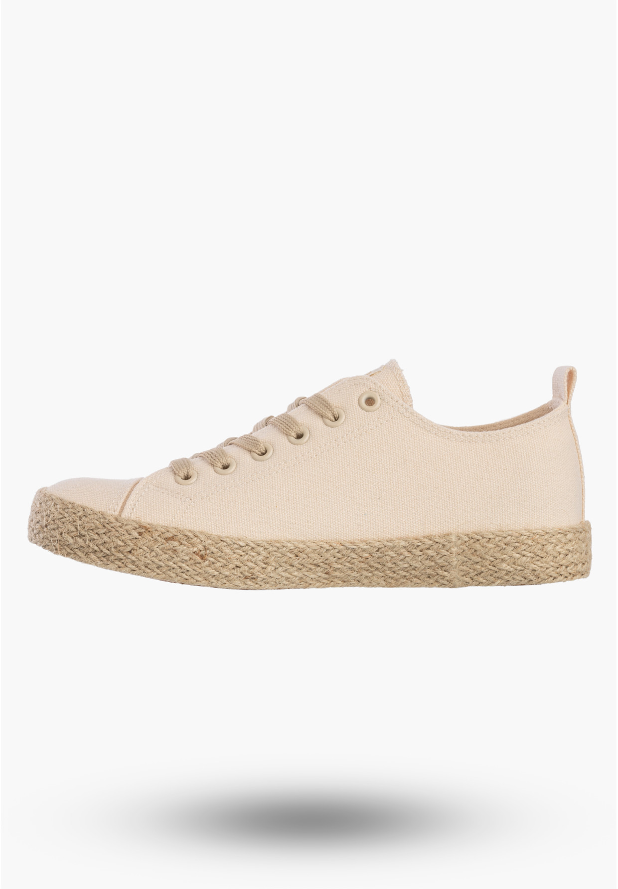 Trampki Damskie BIG STAR Sportowe Buty Espadryle Casual Beżowe TT274098