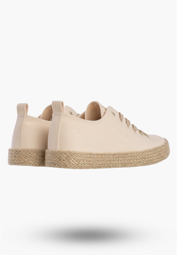 Trampki Damskie BIG STAR Sportowe Buty Espadryle Casual Beżowe TT274098
