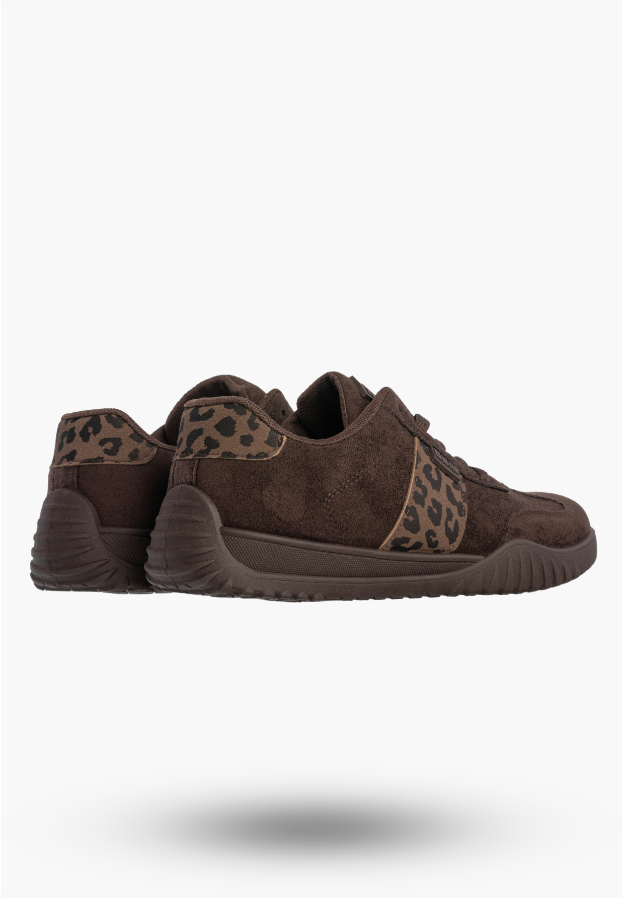 Sneakersy Damskie BIG STAR Buty Sportowe Panterka Brązowe TT274265