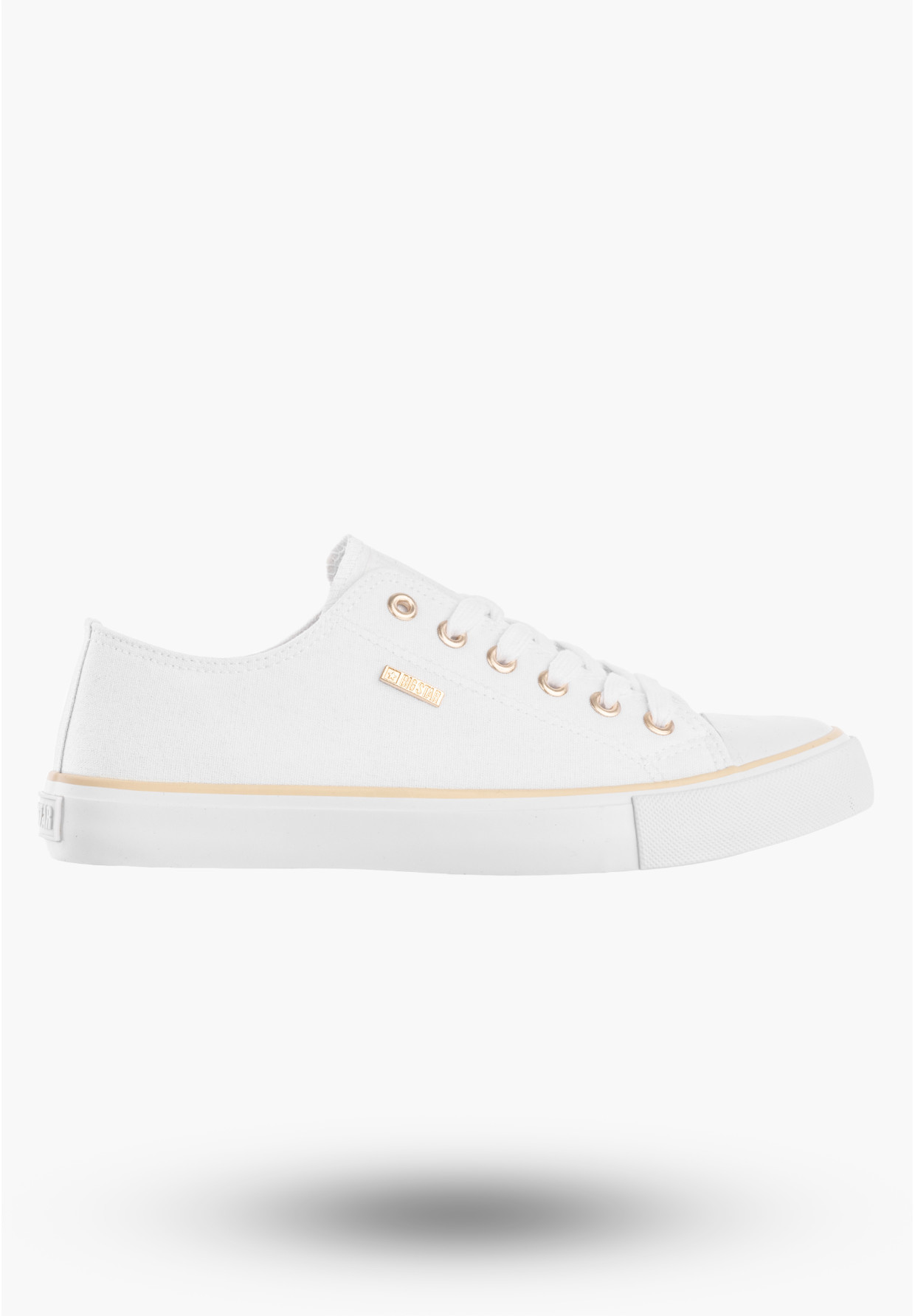 Trampki Damskie BIG STAR Buty Klasyczne Sportowe Białe TT274772