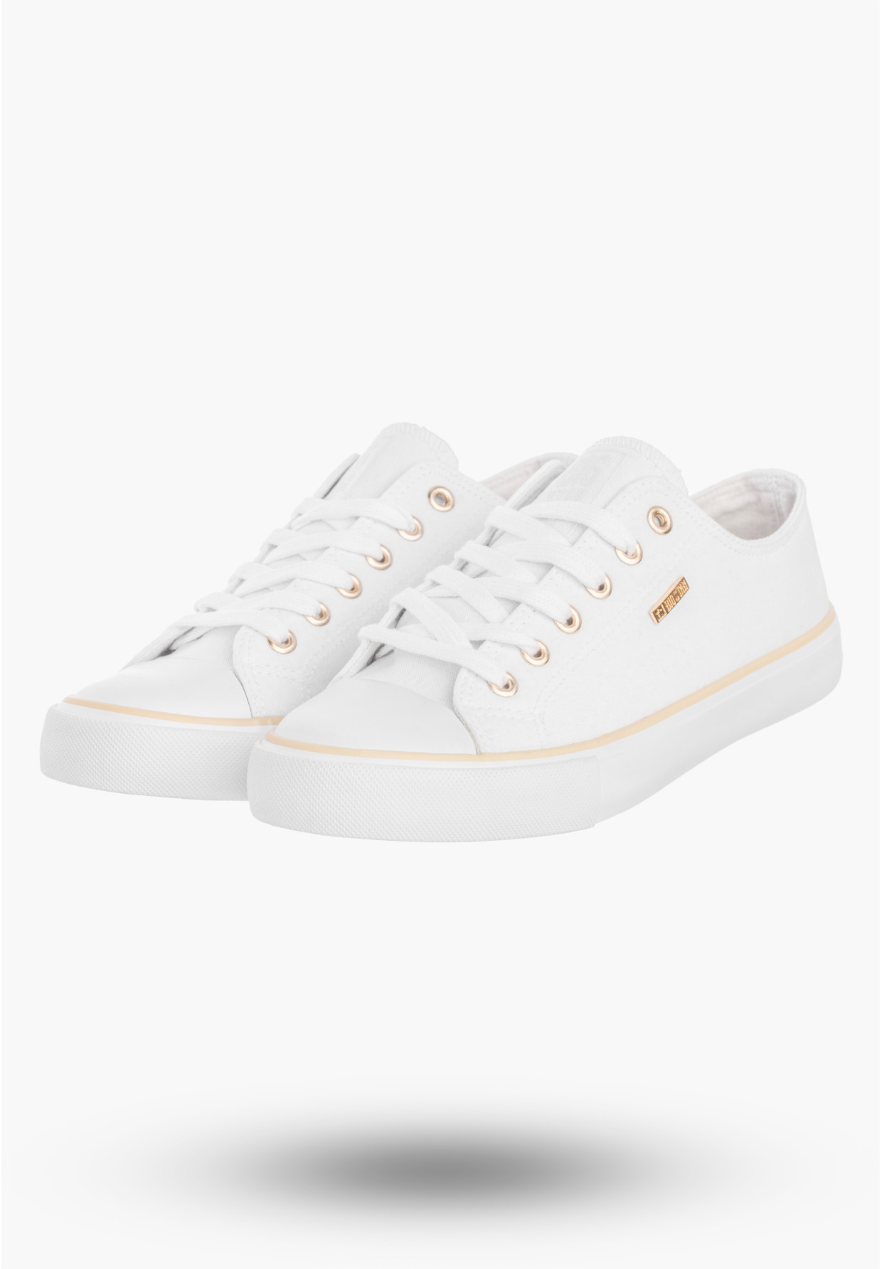 Trampki Damskie BIG STAR Buty Klasyczne Sportowe Białe TT274772