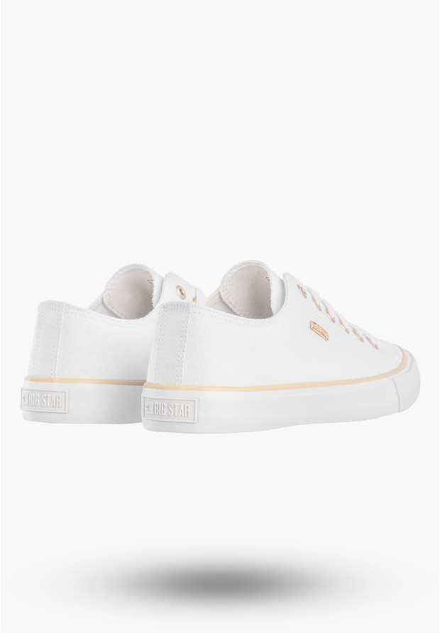 Trampki Damskie BIG STAR Buty Klasyczne Sportowe Białe TT274772
