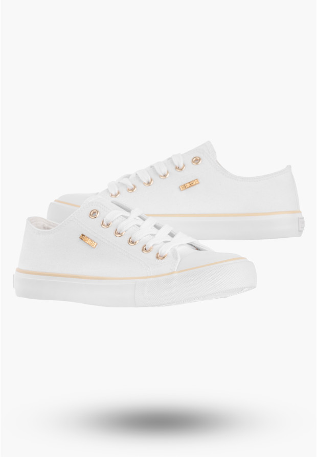 Trampki Damskie BIG STAR Buty Klasyczne Sportowe Białe TT274772