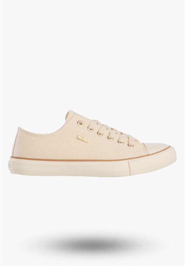 Trampki Damskie BIG STAR Buty Klasyczne Sportowe Beżowe TT274773