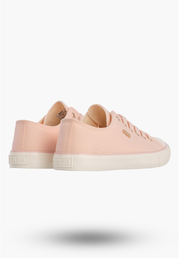 Trampki Damskie BIG STAR Buty Klasyczne Sportowe Różowe TT274776