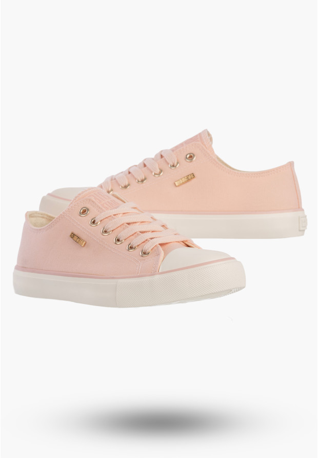 Trampki Damskie BIG STAR Buty Klasyczne Sportowe Różowe TT274776