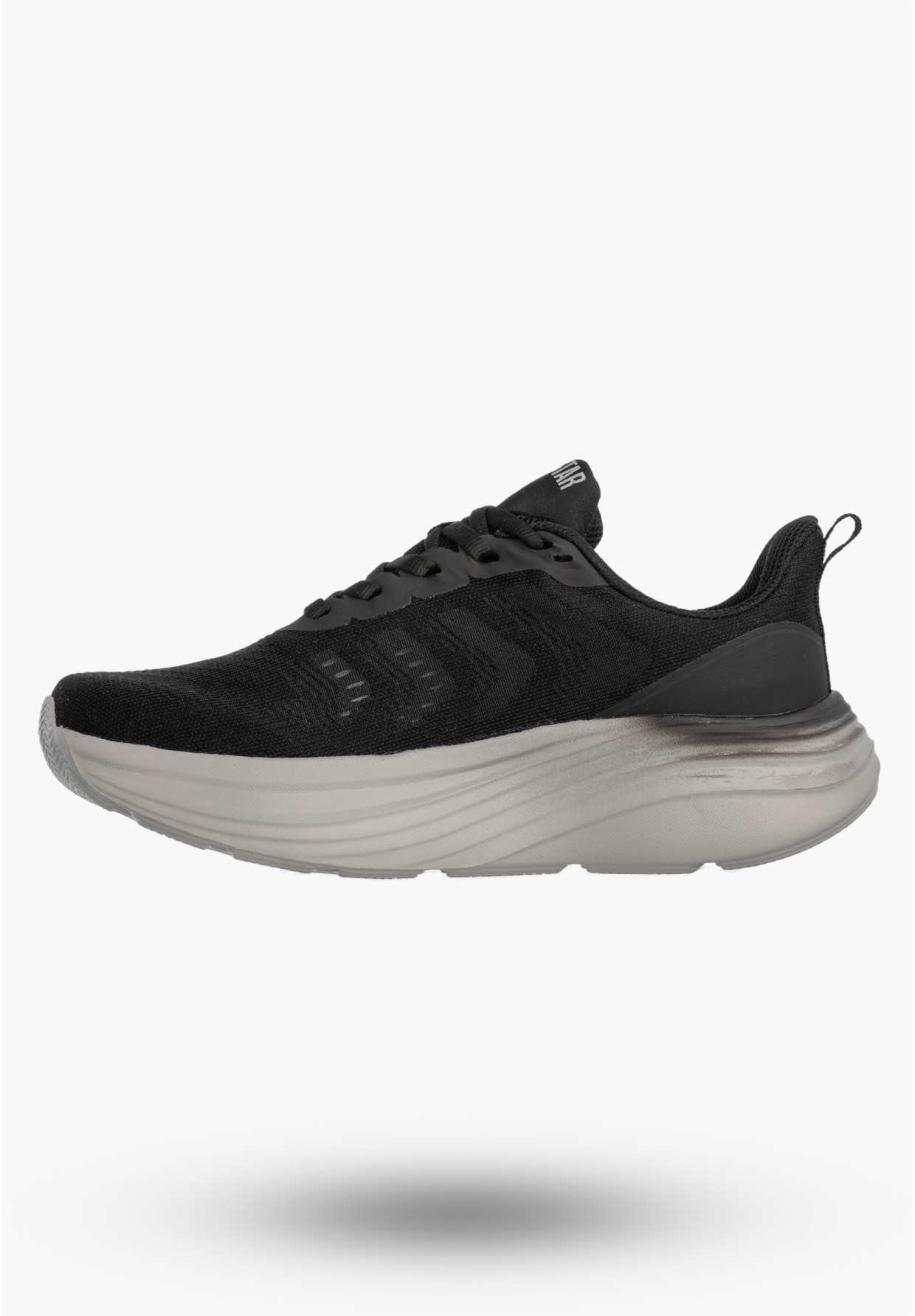 Sneakersy Damskie BIG STAR Buty Sportowe Lekkie Gruba Podeszwa Czarne TT274044