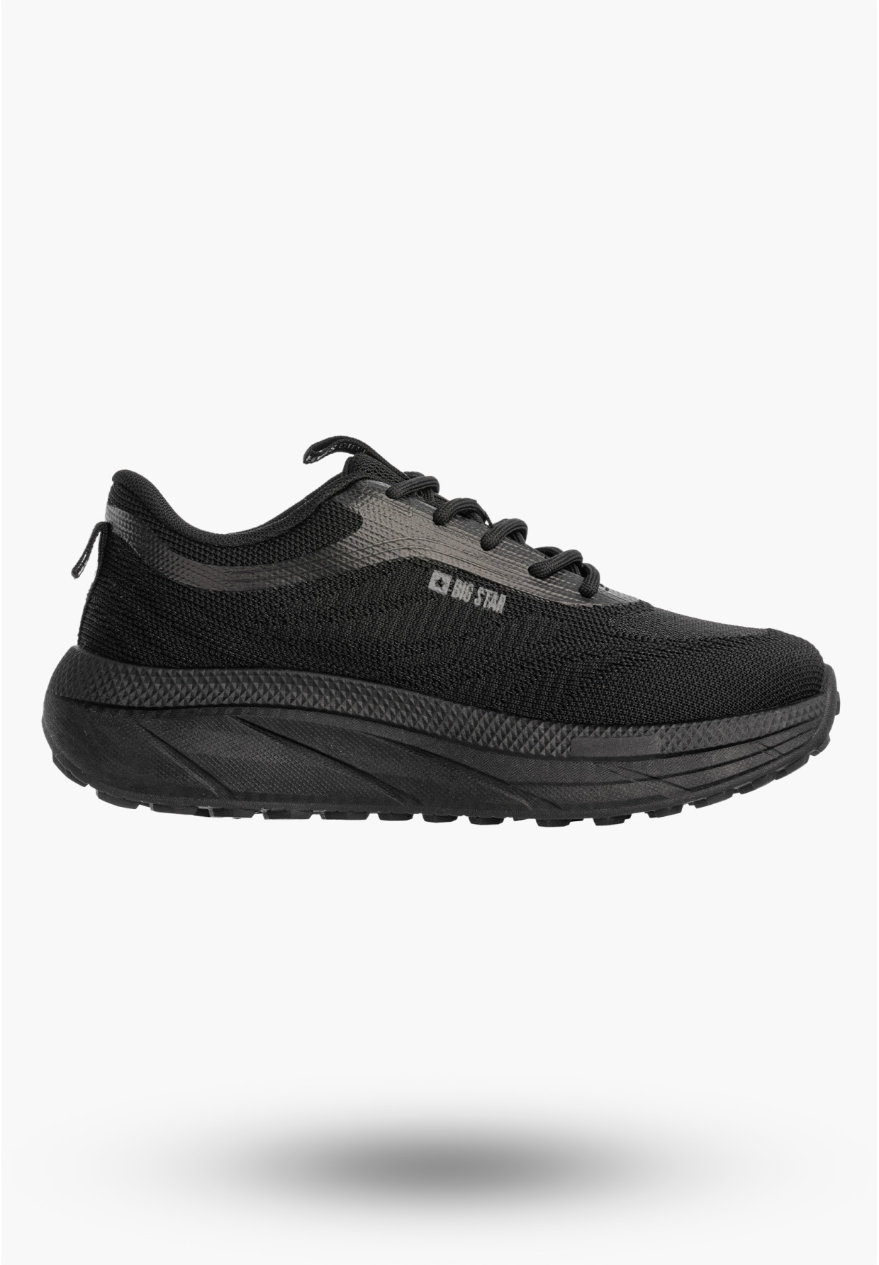 Sneakersy Damskie BIG STAR Buty Sportowe Na Platformie Czarne TT274344