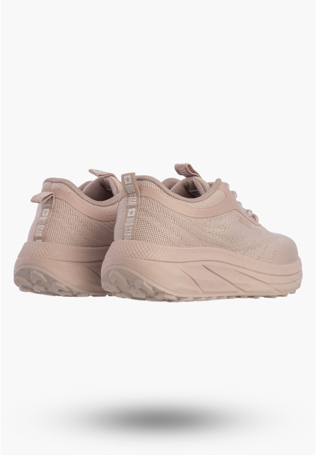 Sneakersy Damskie BIG STAR Buty Sportowe Na Platformie Różowe TT274343
