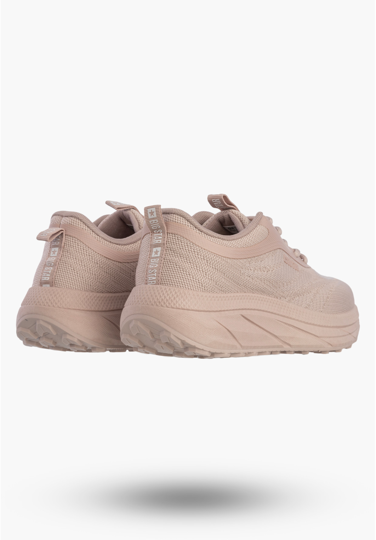 Sneakersy Damskie BIG STAR Buty Sportowe Na Platformie Różowe TT274343