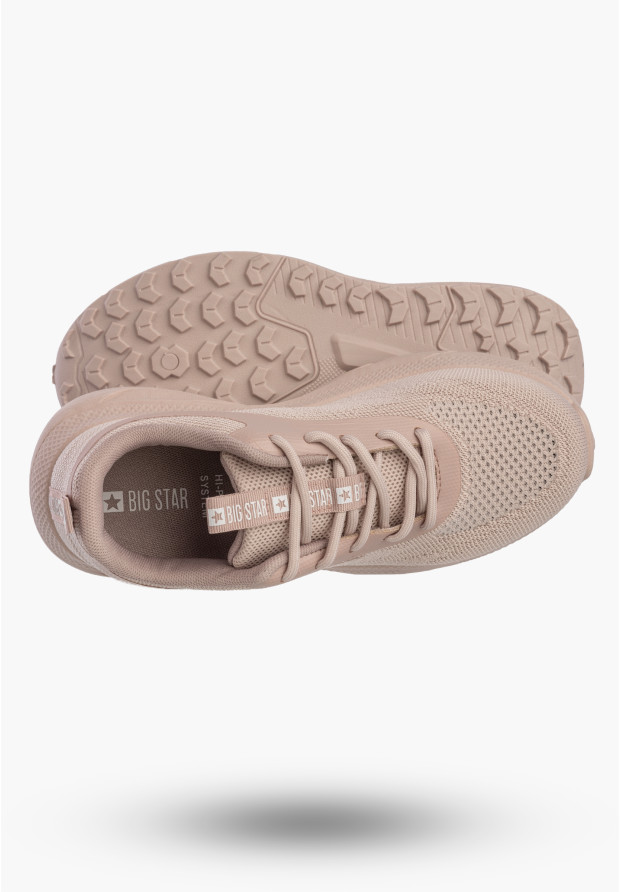 Sneakersy Damskie BIG STAR Buty Sportowe Na Platformie Różowe TT274343