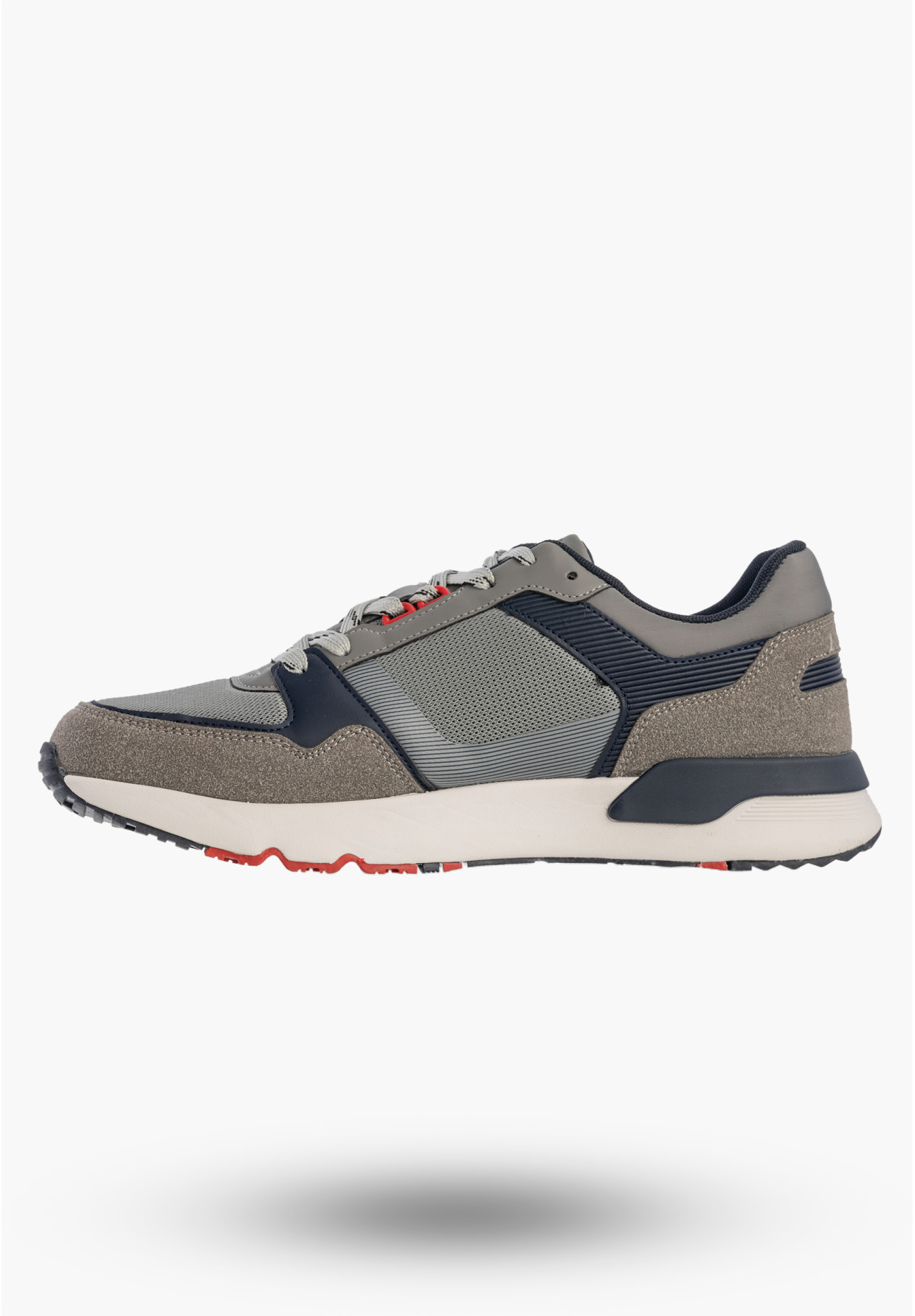 Sneakersy Męskie BIG STAR Ekoskóra Buty Sportowe Casual Granatowe TT174030