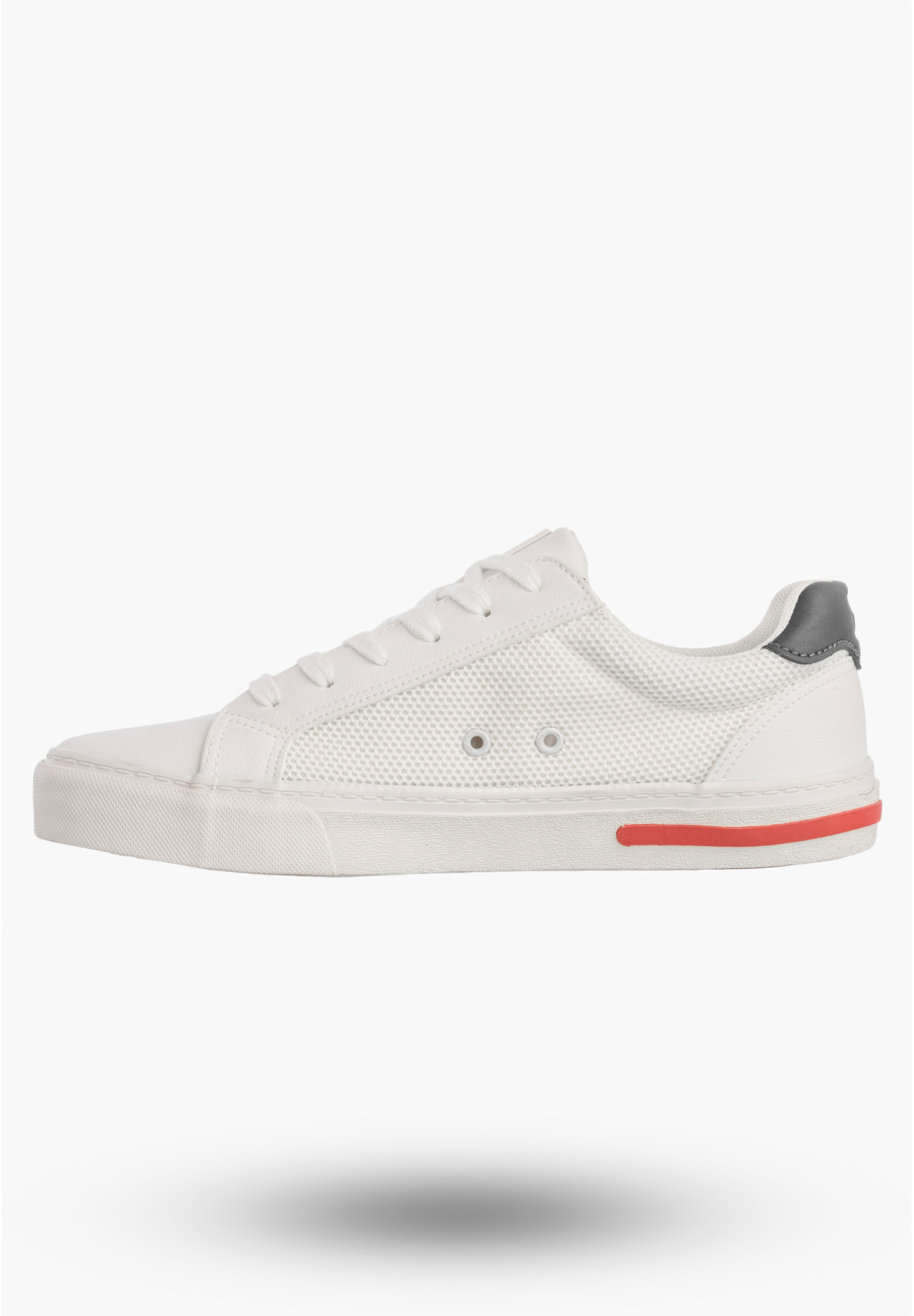 Sneakersy Męskie BIG STAR Tenisówki Buty Sportowe Casual Białe TT174281