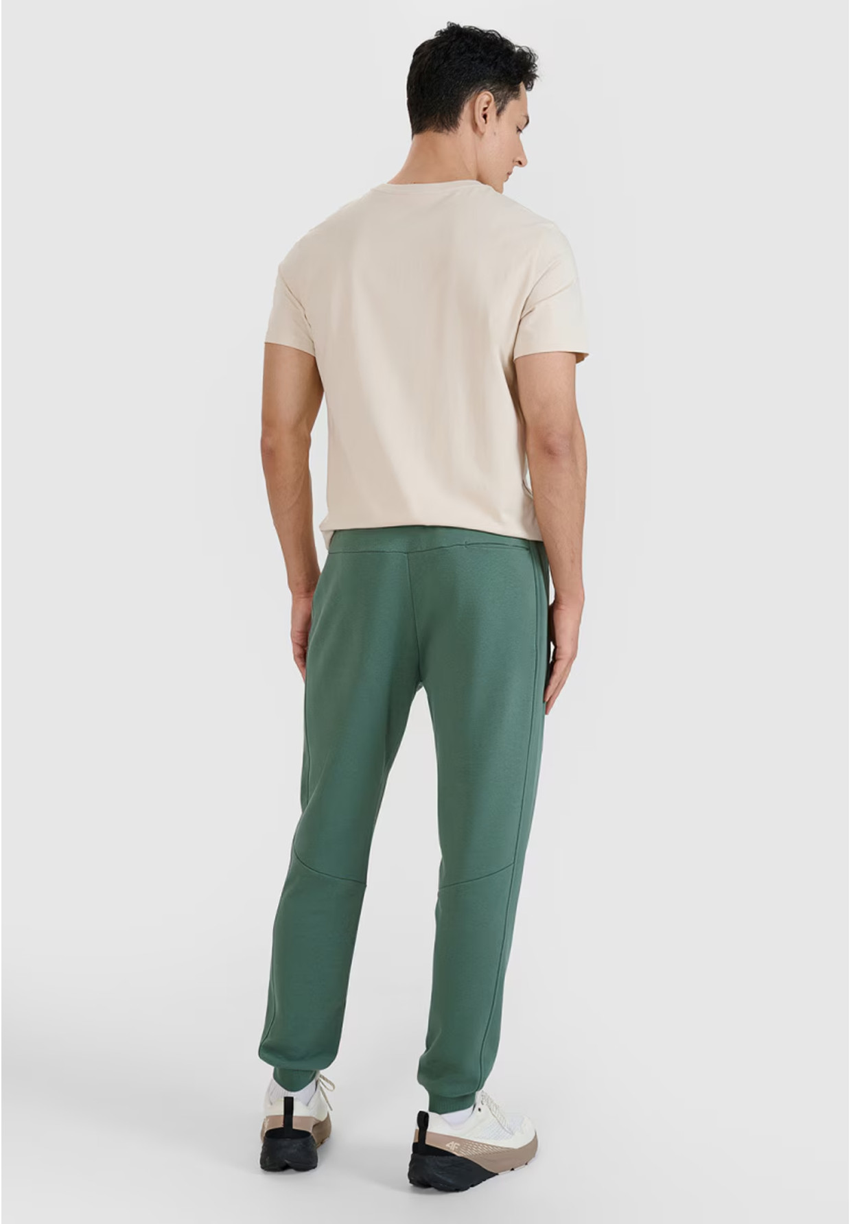 Spodnie Męskie 4F Dresy Sportowe Khaki 4FWSS24TTROM645