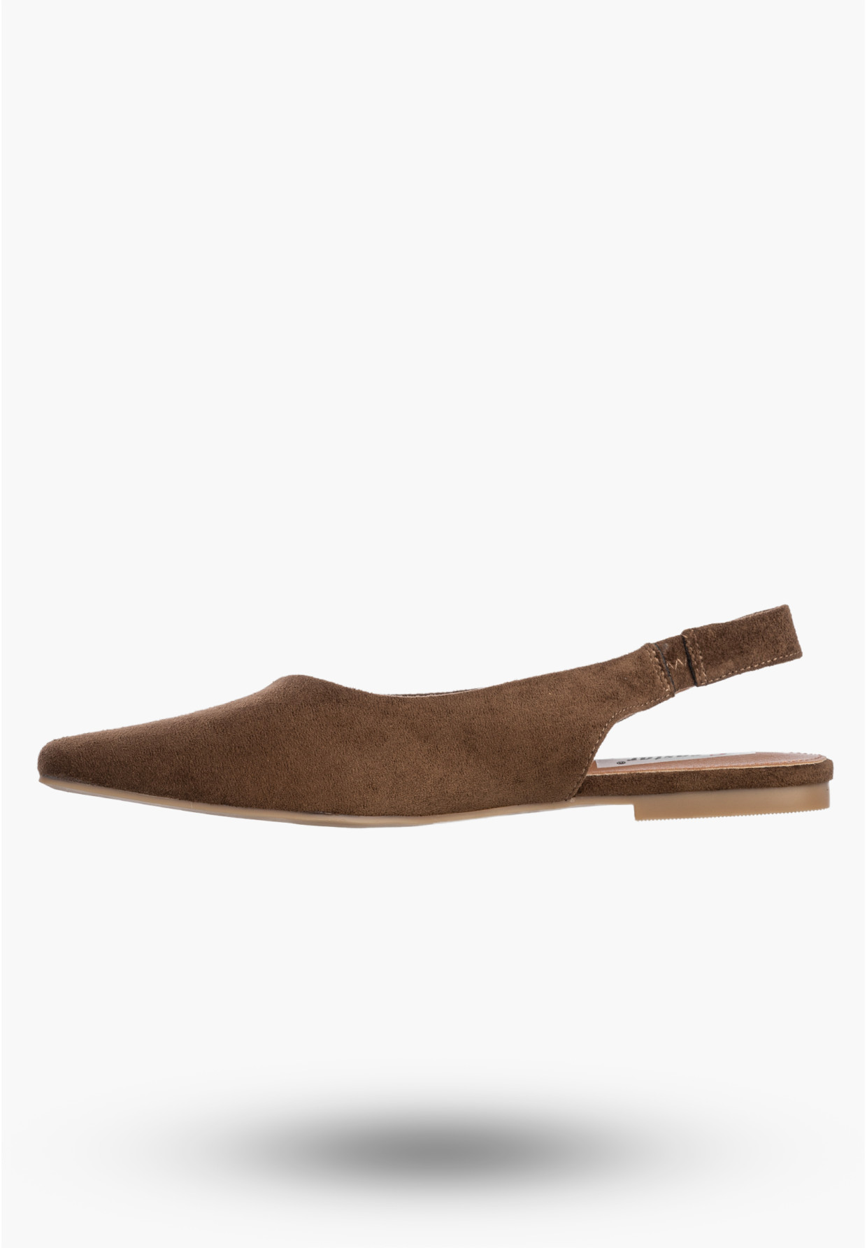 Baleriny  Damskie Slingback Buty z odkrytą piętą Eleganckie Brązowe