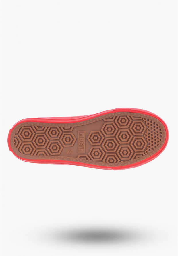 Trampki Dziecięce BIG STAR Czerwone FF374097