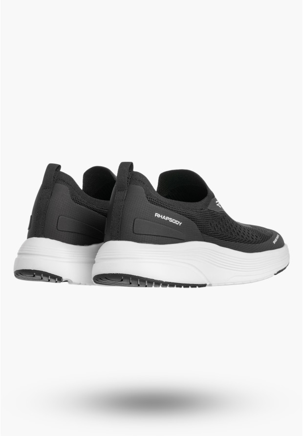 Sneakersy Młodzieżowe Buty Sportowe Wsuwane Lekkie Czarne American Club RH 182