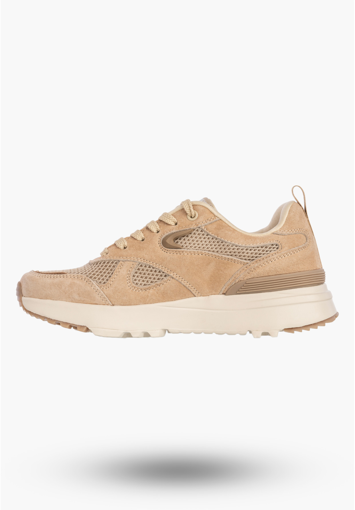 Sneakersy Damskie Buty Sportowe Casual Lekkie Beżowe American Club LE09