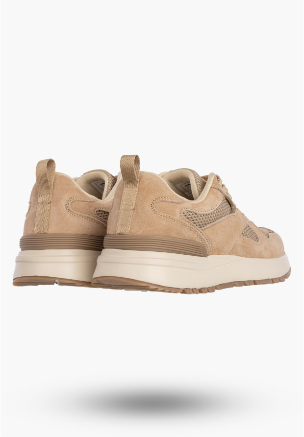 Sneakersy Damskie Buty Sportowe Casual Lekkie Beżowe American Club LE09