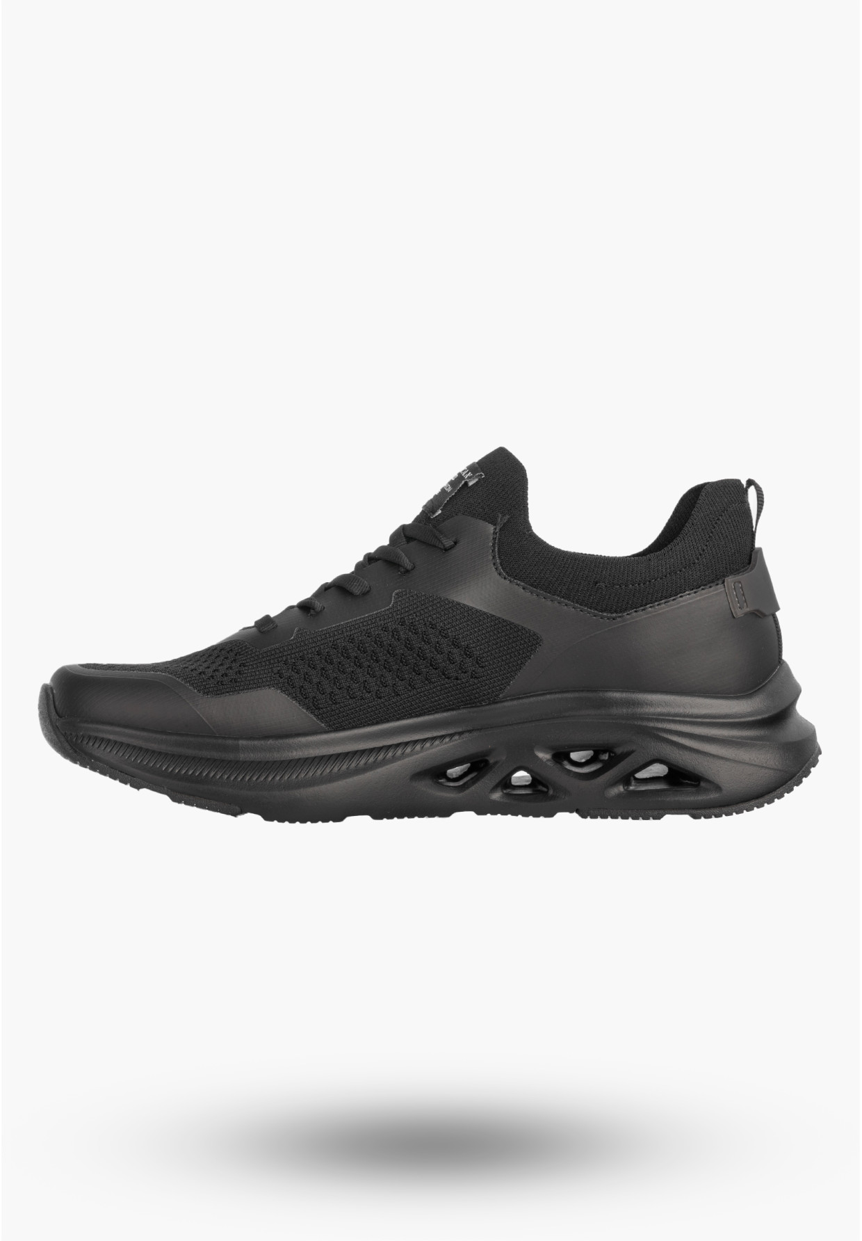 Sneakersy Męskie Buty Sportowe Lekkie Casual Czarne AMERICAN CLUB RH179