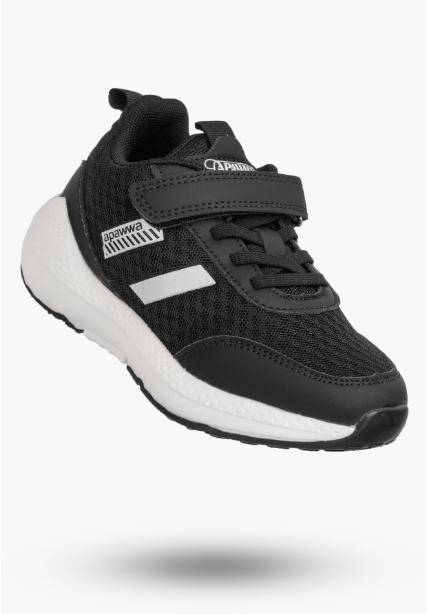 Czarne buty sportowe dziecięce Apawwa sneakersy