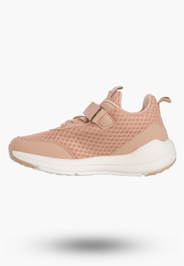 Sneakersy Dziecięce Buty Sportowe Na Rzepy Lekkie Wygodne Różowe APAWWA G661/G662