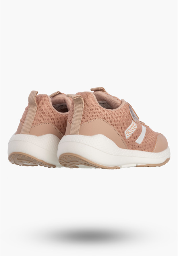 Sneakersy Dziecięce Buty Sportowe Na Rzepy Lekkie Wygodne Różowe APAWWA G661/G662