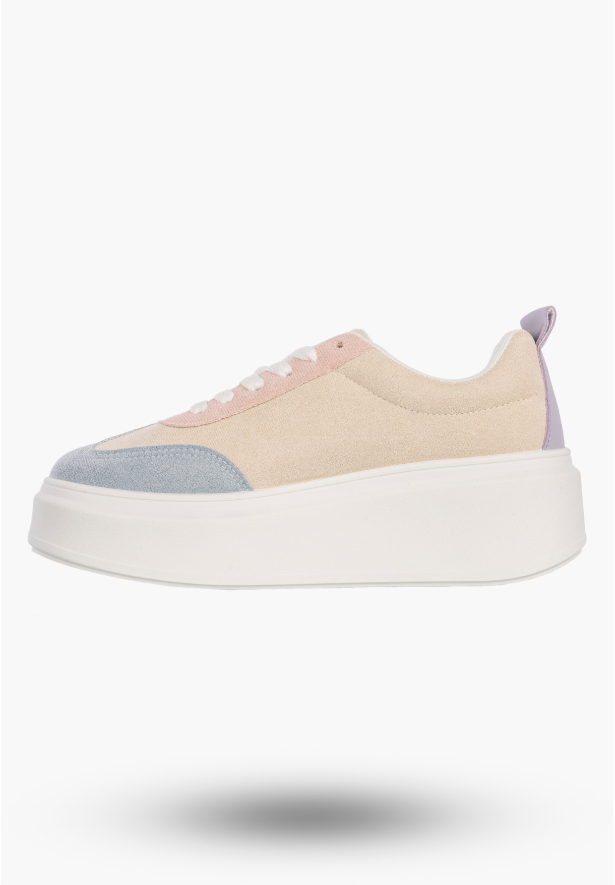 Sneakersy Damskie Sportowe Buty Na Platformie Casual Kolorowe