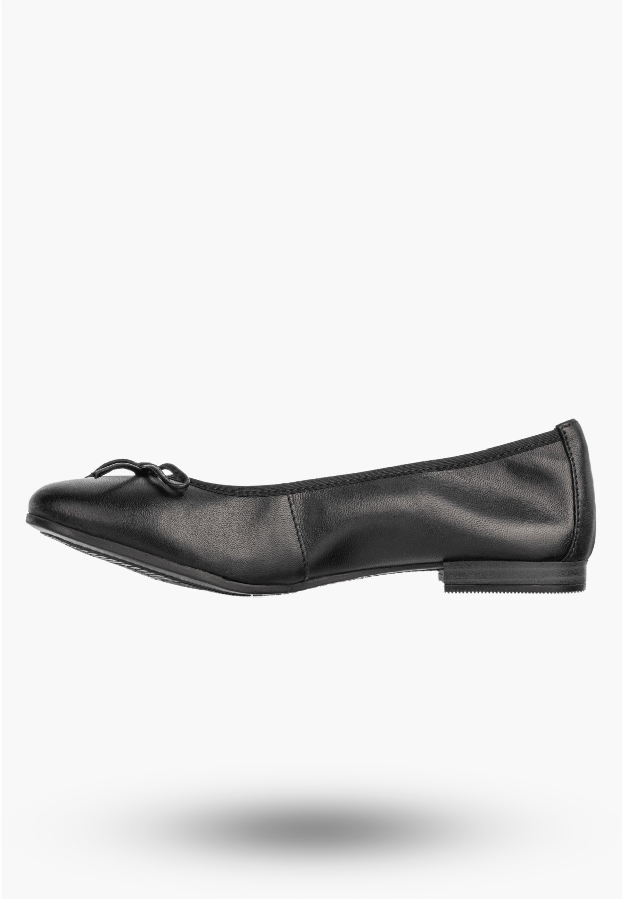 Baleriny Damskie Skórzane Buty Klasyczne Półbuty Czarne Maciejka P6800-04/00-0
