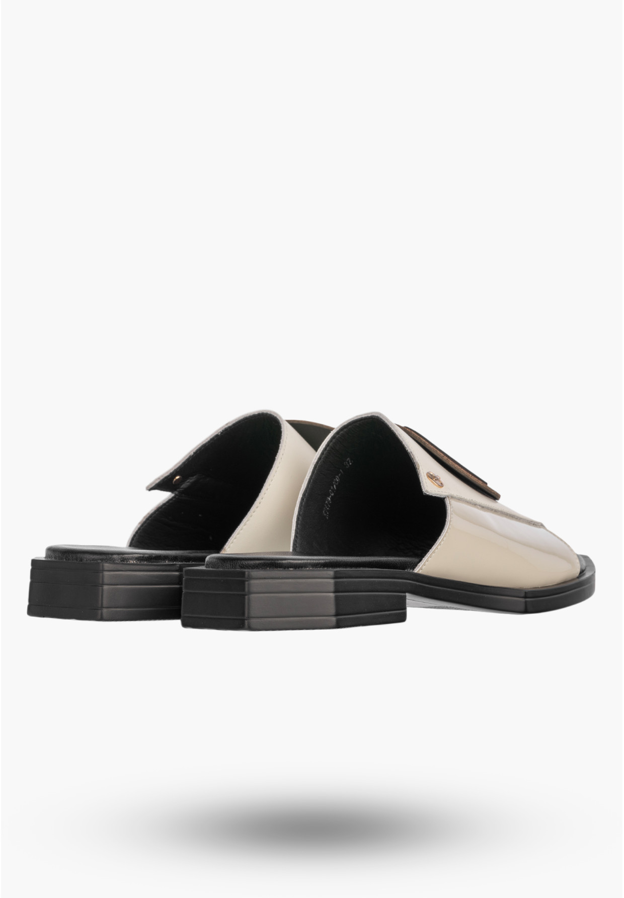 Klapki Damskie Skórzane Buty Eleganckie Letnie Beżowe Maciejka K7479-01/00-1