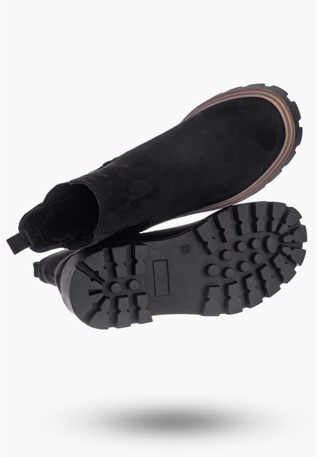 Botki Damskie Czarne BIG STAR MM274372