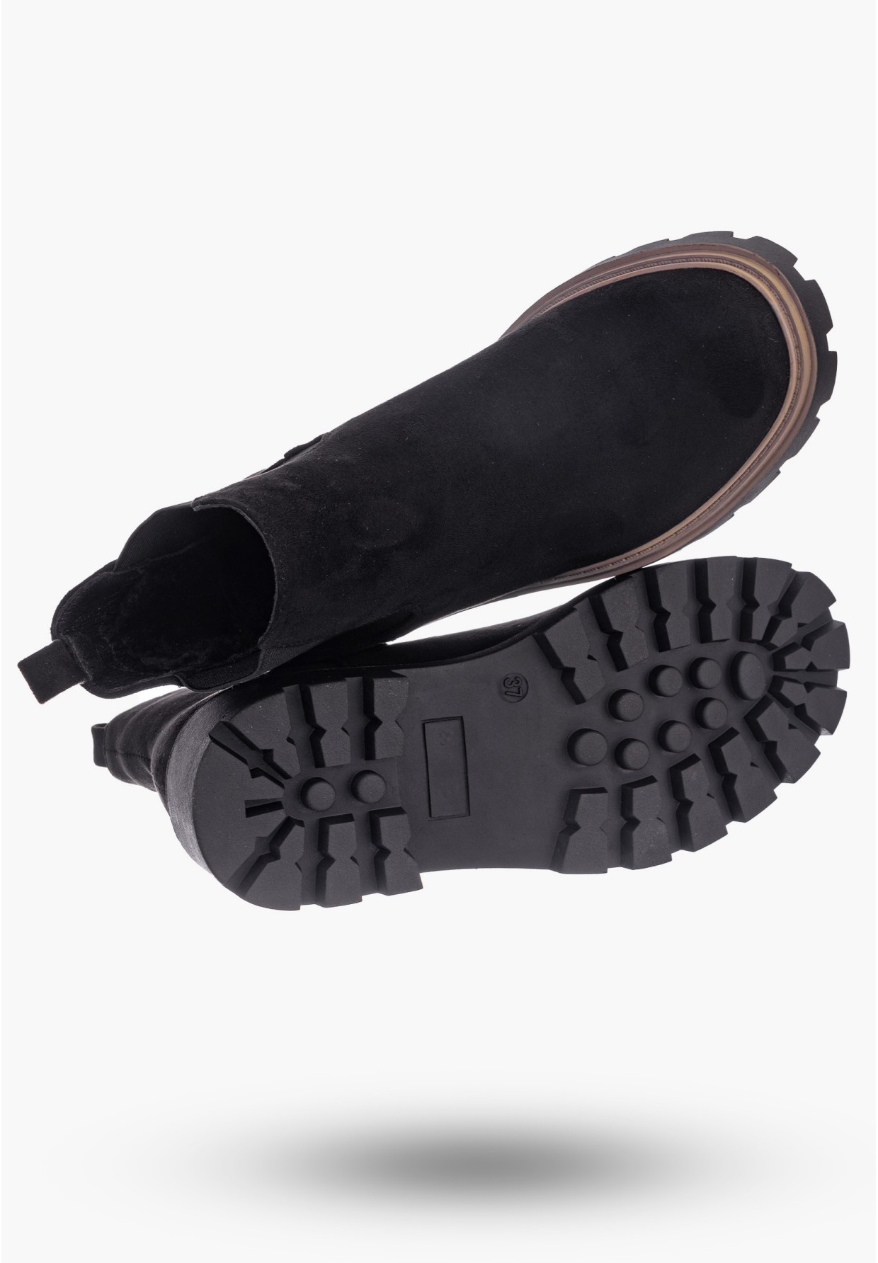 Botki Damskie Czarne BIG STAR MM274372