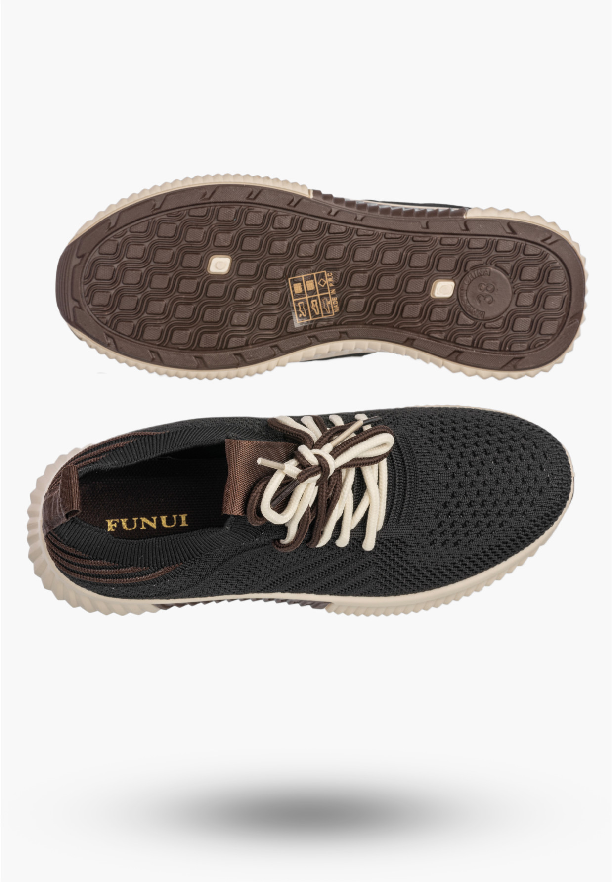 Sneakersy Damskie Buty Sportowe Wsuwane Lekkie Tekstylne Czarne