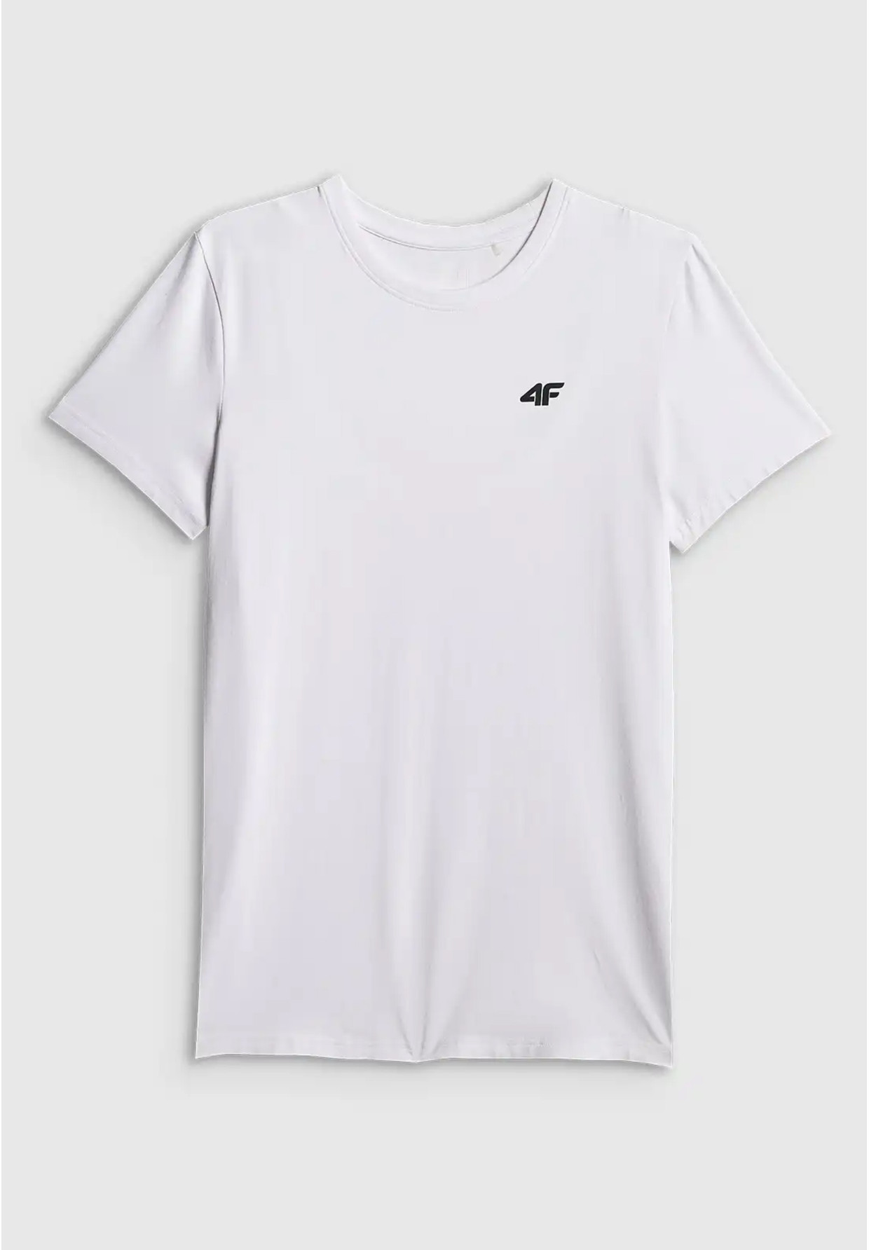 Koszulka Męska 4F T-shirt Basic Regular Biały 4FWMM00TTSHM3340
