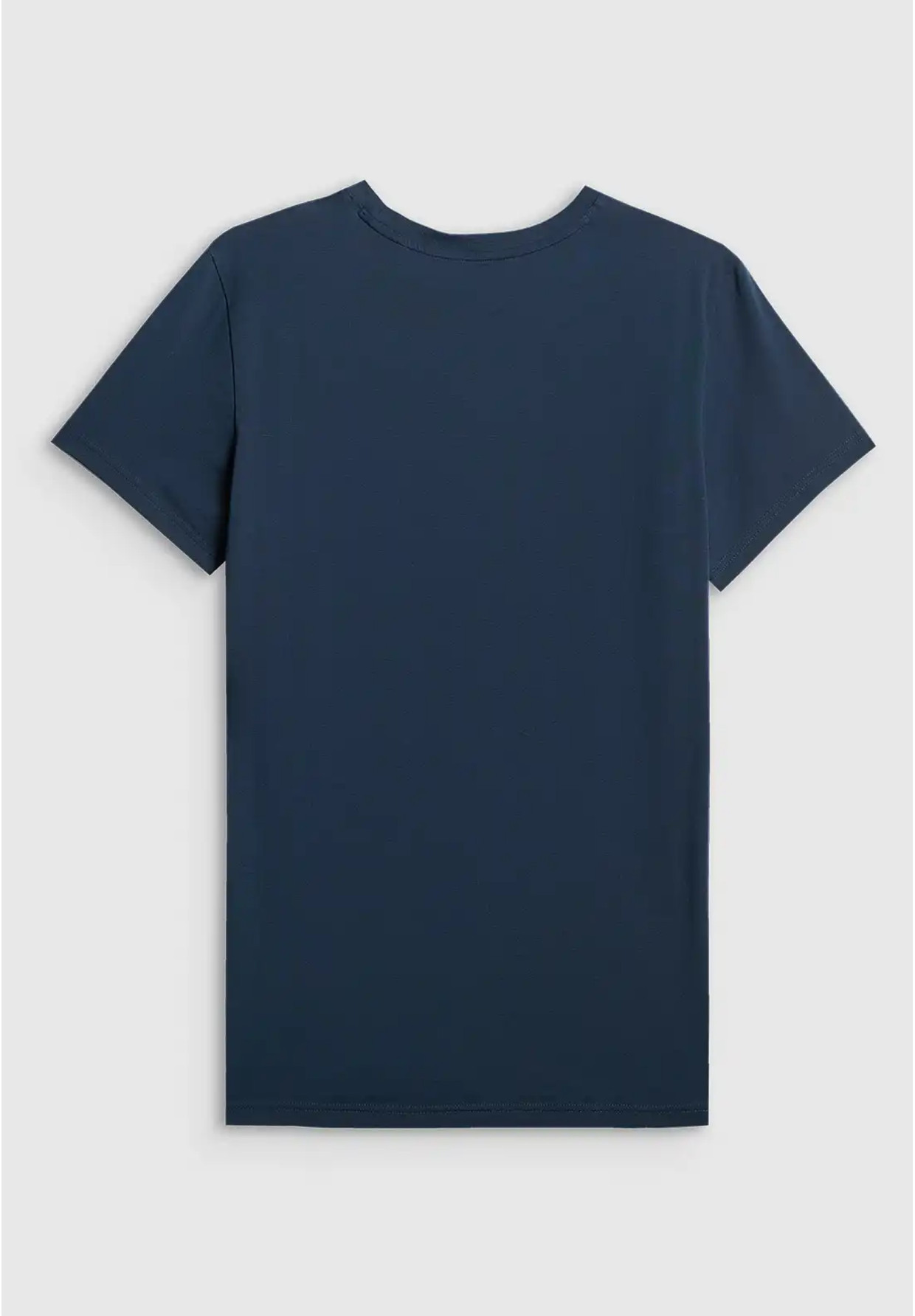 Koszulka Męska 4F T-shirt Basic Regular Granatowa 4FWMM00TTSHM3340
