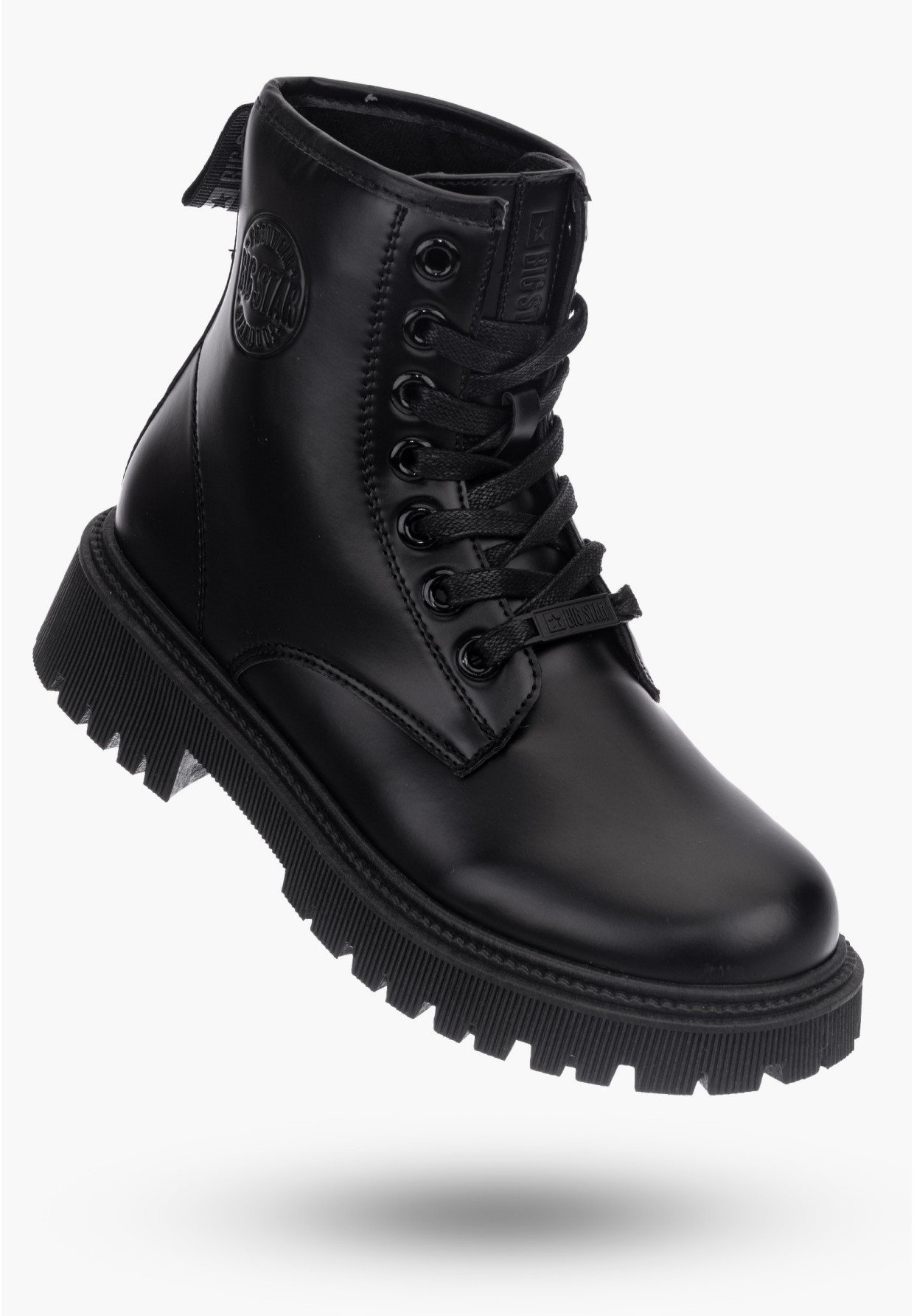 Botki Damskie Czarne BIG STAR MM274375