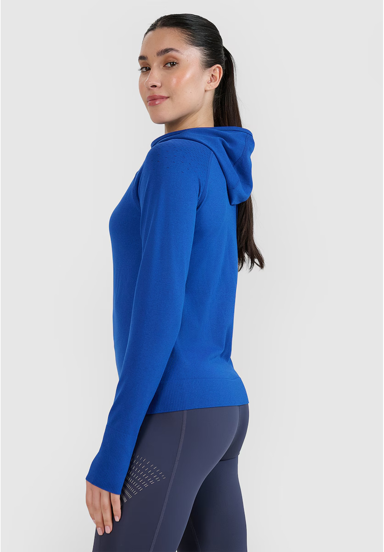Bluza Damska 4F Treningowa Sportowa Rozpinana Do Biegania Niebieska 4FWSS25TFSWF474
