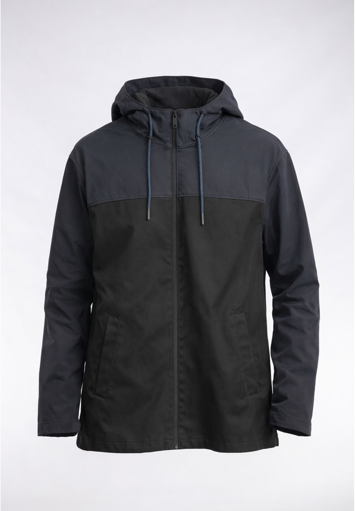 Kurtka Męska ZARA Softshell Przejściowa Z Kapturem Granatowa ZARA