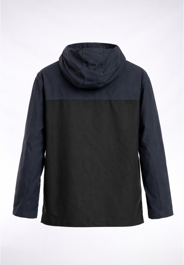 Kurtka Męska ZARA Softshell Przejściowa Z Kapturem Granatowa ZARA