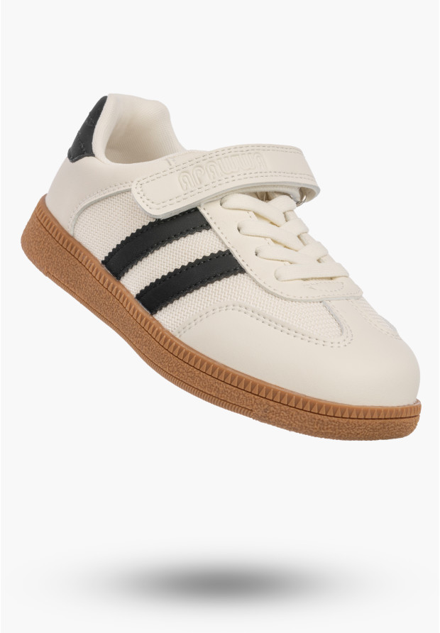 Sneakersy dziecięce apawwa beżowe na rzep