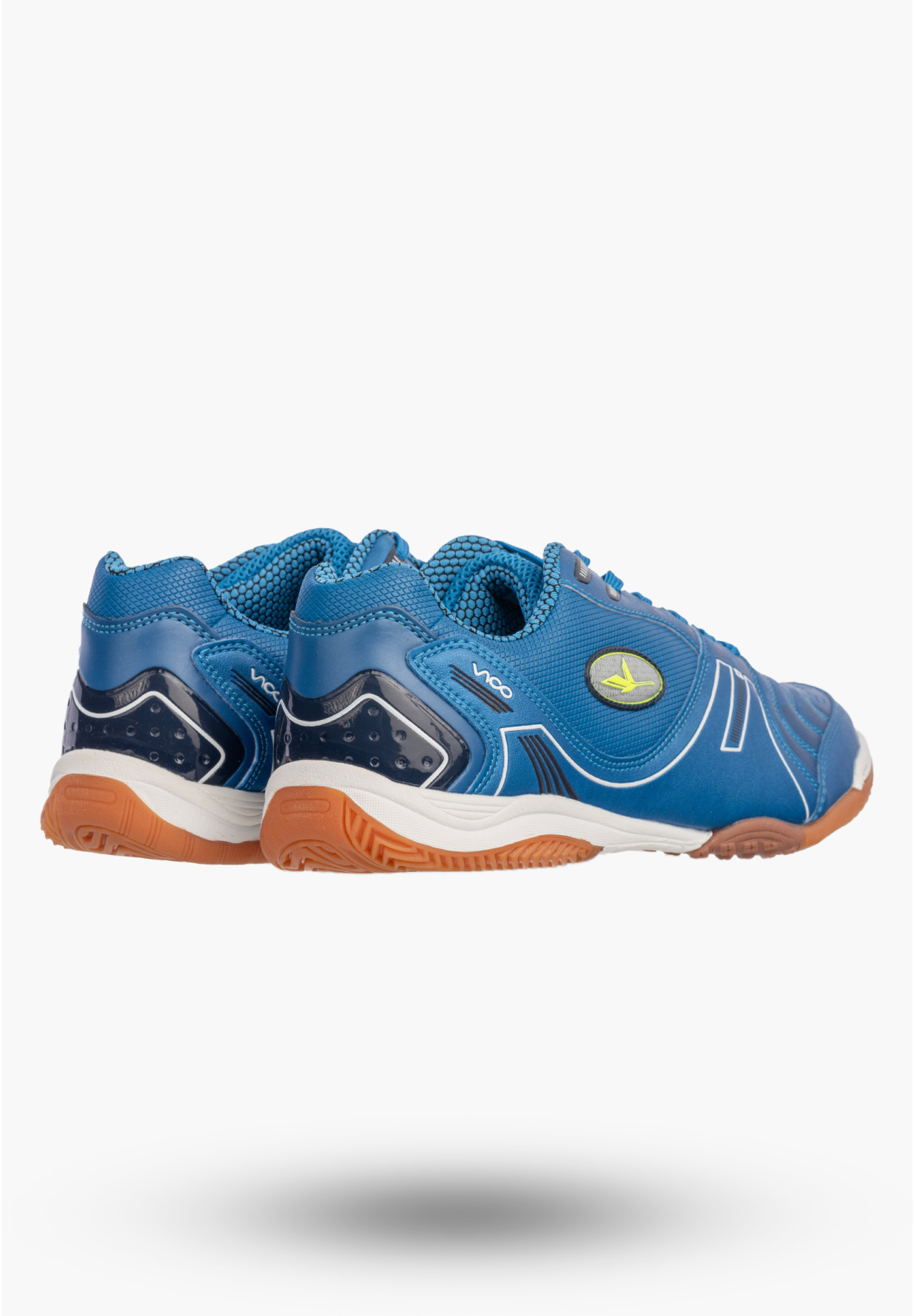 Sneakersy Męski Ekoskóra Sportowe Buty Halówki Niebieskie VICO