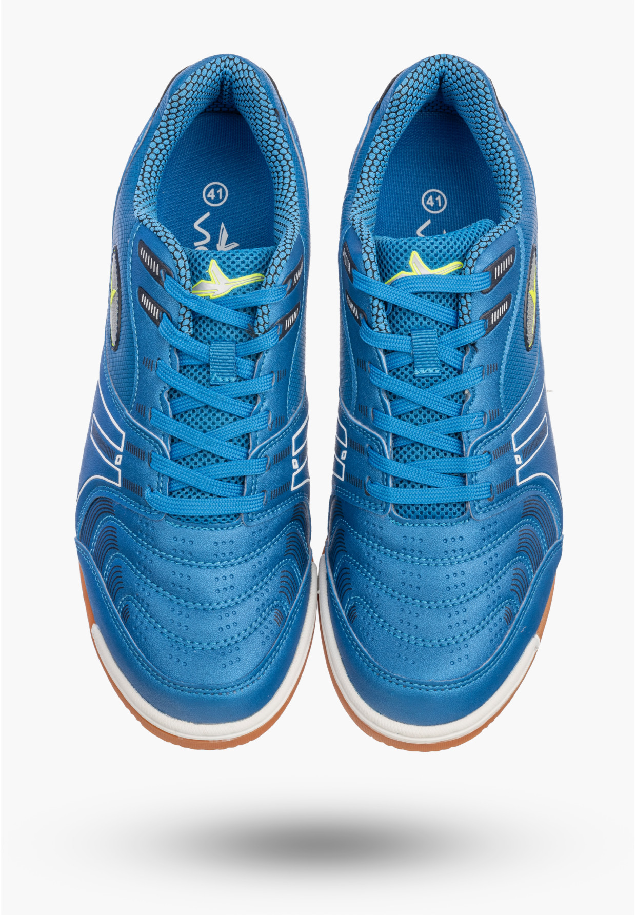 Sneakersy Męski Ekoskóra Sportowe Buty Halówki Niebieskie VICO