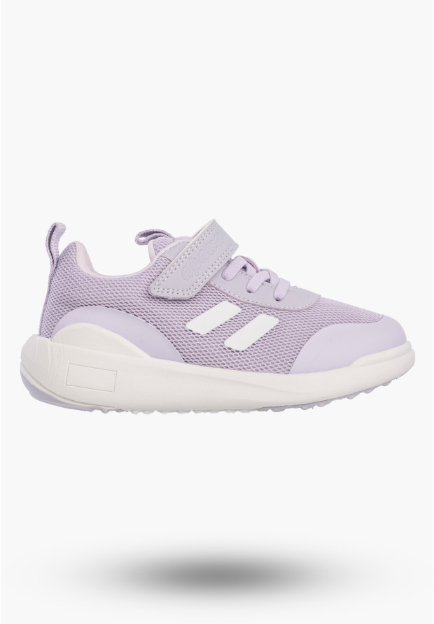 Sneakersy Dziecięce Buty Na Rzepy Sportowe Lekkie Fioletowe Apawwa N5057P